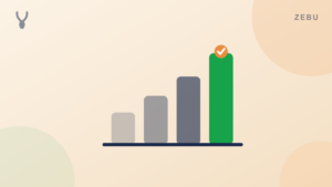 Illustration of ascending comparison bars with the tallest highlighted
