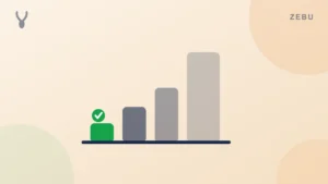 Bar chart trending upward with a green checkmark, representing switching away from ServiceTitan to a simpler alternative